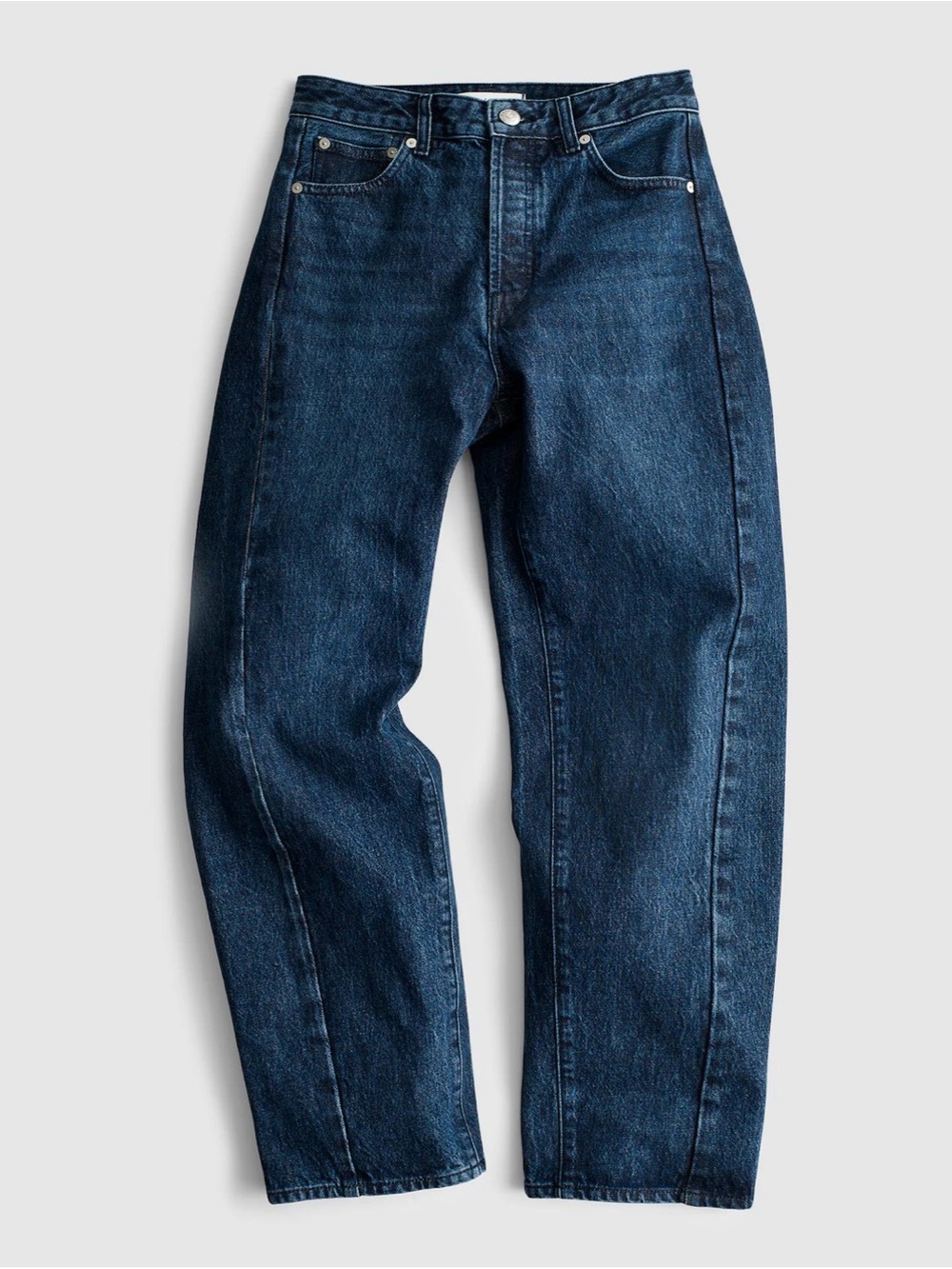 Madewell Pieced Barrel-Leg Jeans